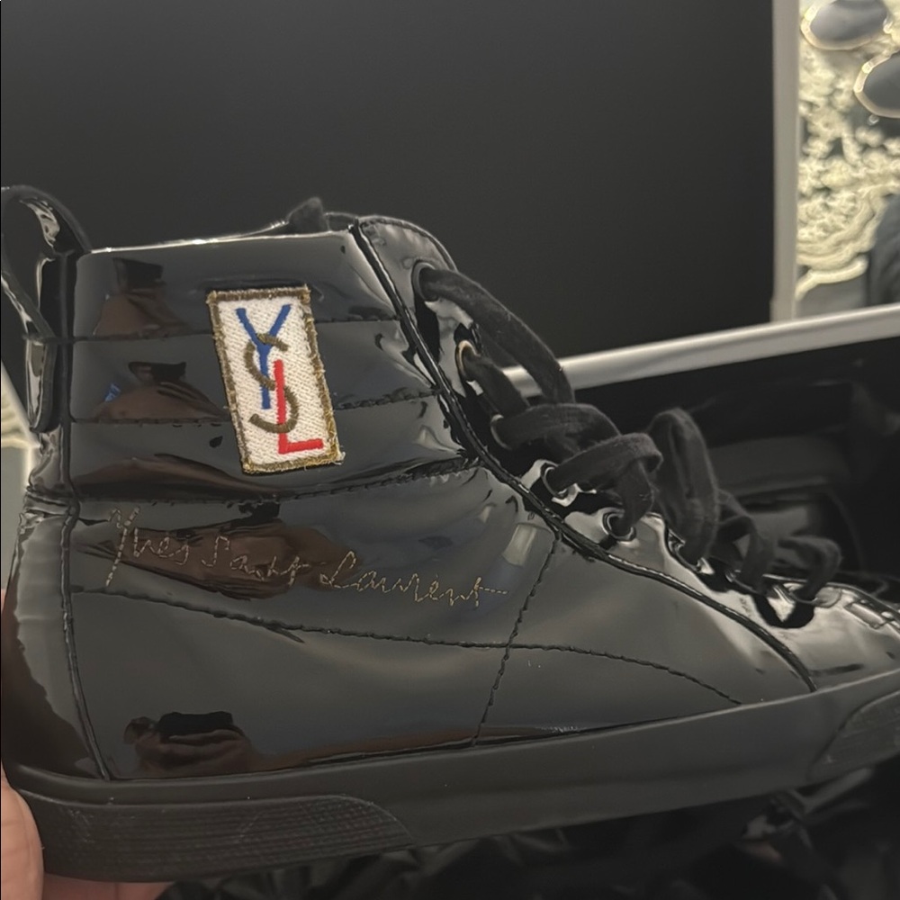 Yves Saint Laurent Black Designer Sneakers